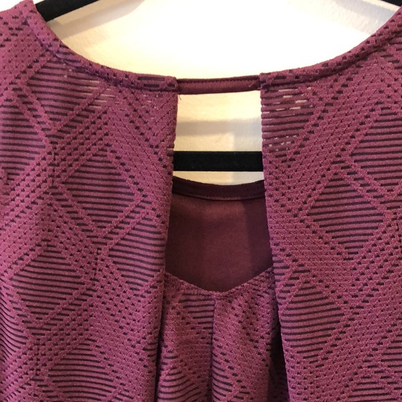 Ricki’s dark purple sleeveless blouse. - Picture 3 of 5